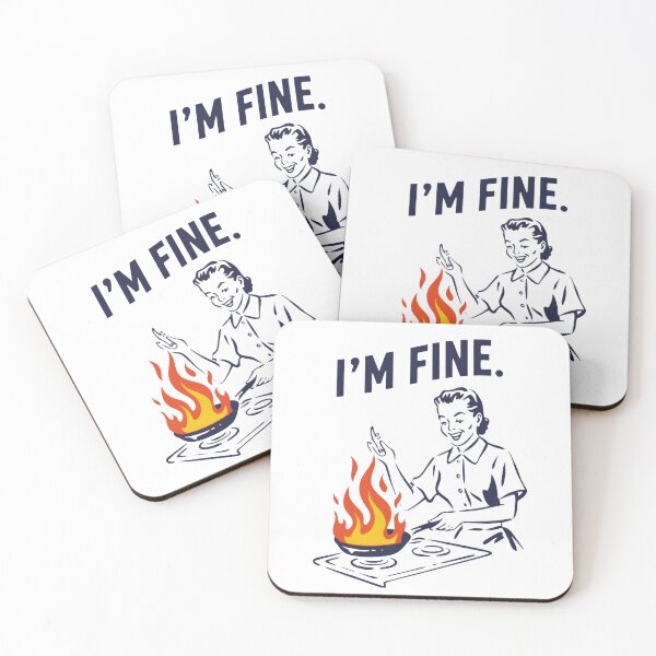 Item preview, I'm Fine designed and sold by Lostinwaktu.