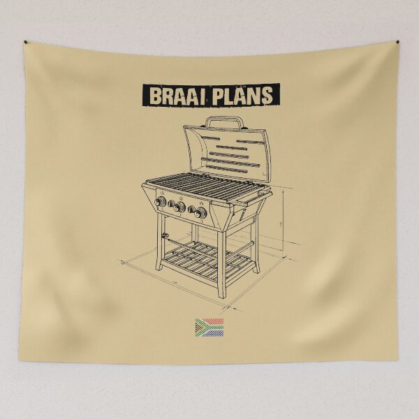 Item preview, Braai Plans South African BBQ Grill Master designed and sold by d247.