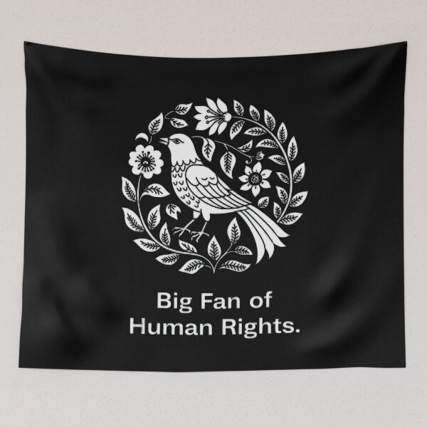 Item preview, Big Fan of Human Rights designed and sold by Lostinwaktu.