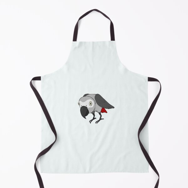 Item preview, Derpy African Grey designed and sold by CrazyCatCraft.