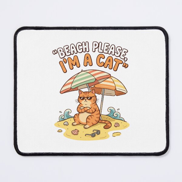 Item preview, Beach Please Cat designed and sold by AliveStyle.