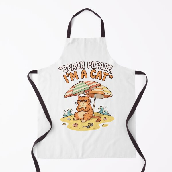 Item preview, Beach Please Cat designed and sold by AliveStyle.