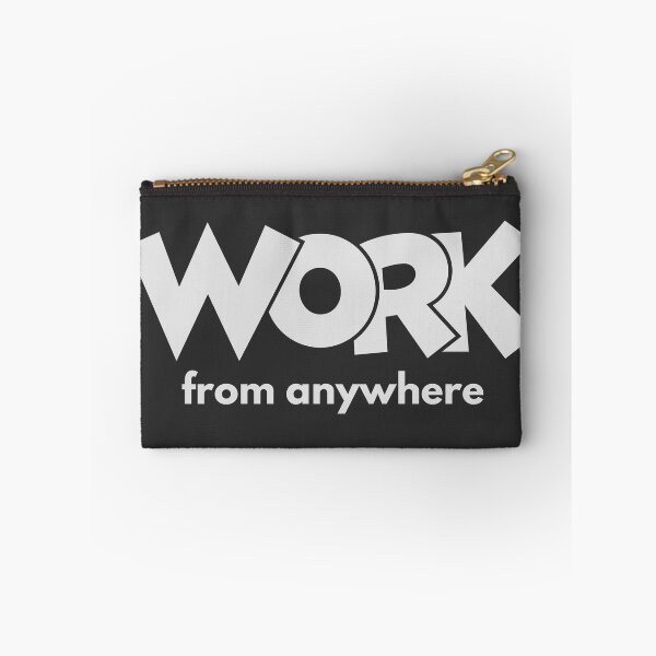 Item preview, Copy of Work From Anywhere – Digital Nomad & Remote Work Typography Design designed and sold by StudioAyinla.