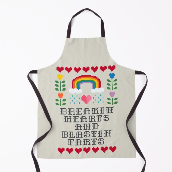 Item preview, Breakin' Hearts and Blastin' Farts Cross Stitch designed and sold by GranniePanties.