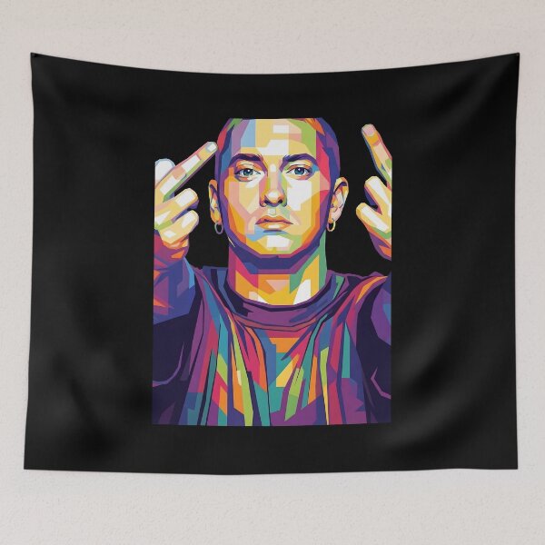 Item preview, arte pop de Eminem designed and sold by LastTheWar.