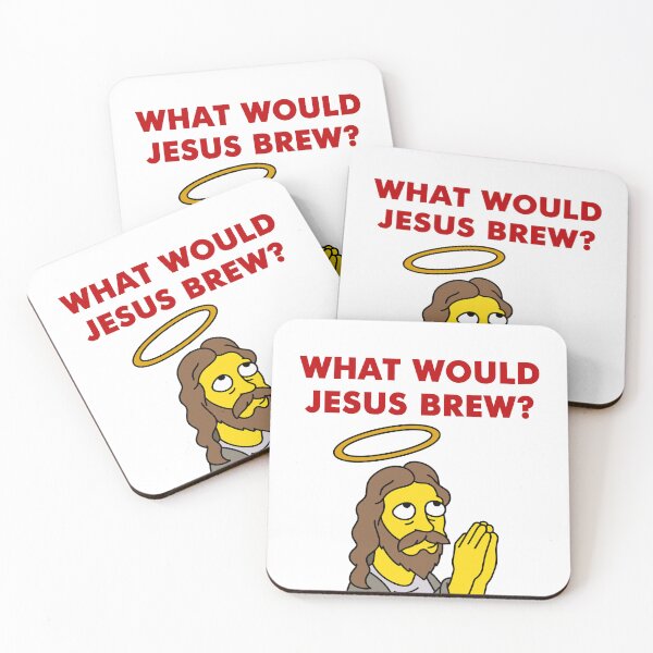 Item preview, What Would Jesus Brew? The Simpsons designed and sold by nomodesigns.