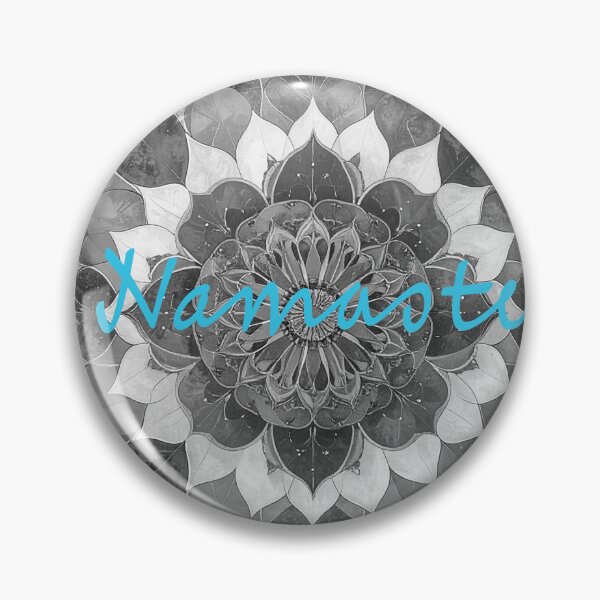 Item preview, Botanical Mandala (script turquoise) designed and sold by WeaveSphere.