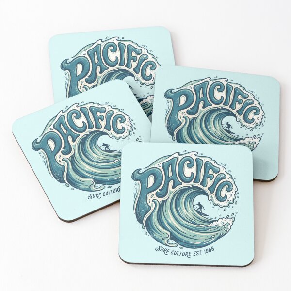 Item preview, Pacific – Groovy Coastal Word Design designed and sold by Sea Gem.