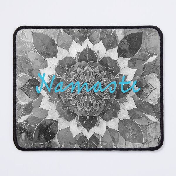 Item preview, Botanical Mandala (script turquoise) designed and sold by WeaveSphere.