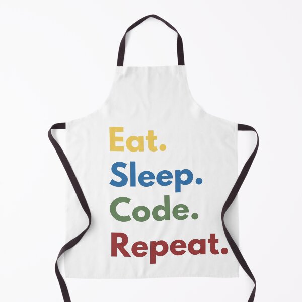 Item preview, Eat. Sleep. Code. Repeat. – Digital Life Programmer Typography Design designed and sold by StudioAyinla.