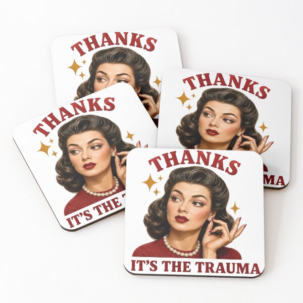 Item preview, Thanks it’s the Trauma designed and sold by discocowgirl.