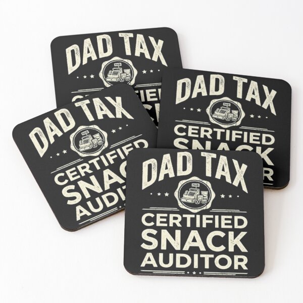 Item preview, Funny Dad Tax Certified Snack Auditor Father's Day Gift T-Shirt designed and sold by Wisaka.
