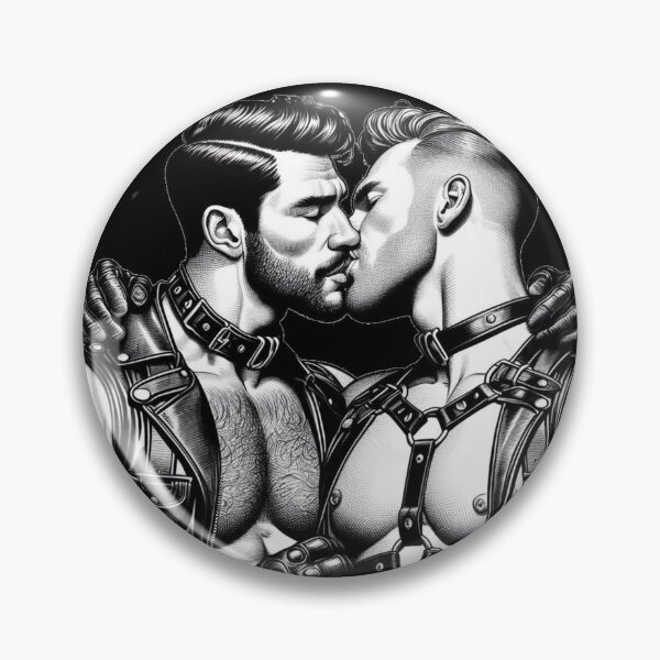 Item preview, Desire Leather Gay Pride Graphic Art Design designed and sold by ItsAKinkThing.