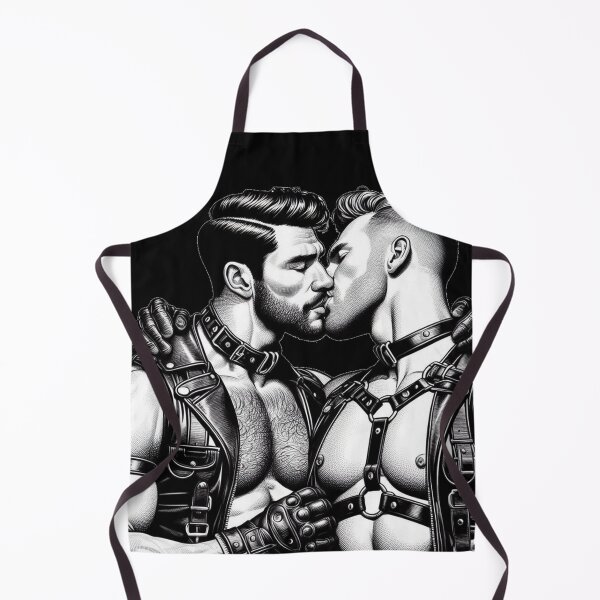 Item preview, Desire Leather Gay Pride Graphic Art Design designed and sold by ItsAKinkThing.