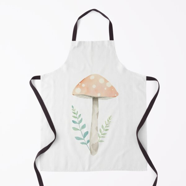 Item preview, Minimalist Watercolor Peach Mushroom Botanical Art designed and sold by Jade Ado.
