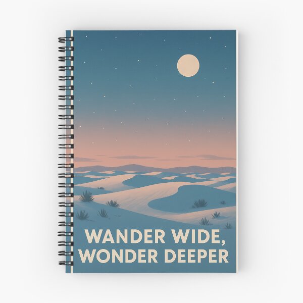 Item preview, Wonder Wide, Wonder Deeper | Modern Minimal Typography Wall Art | Inspirational Affirmation Quote Print | Curiosity & Mindfulness Contemporary Decor designed and sold by PaintedPixels01.