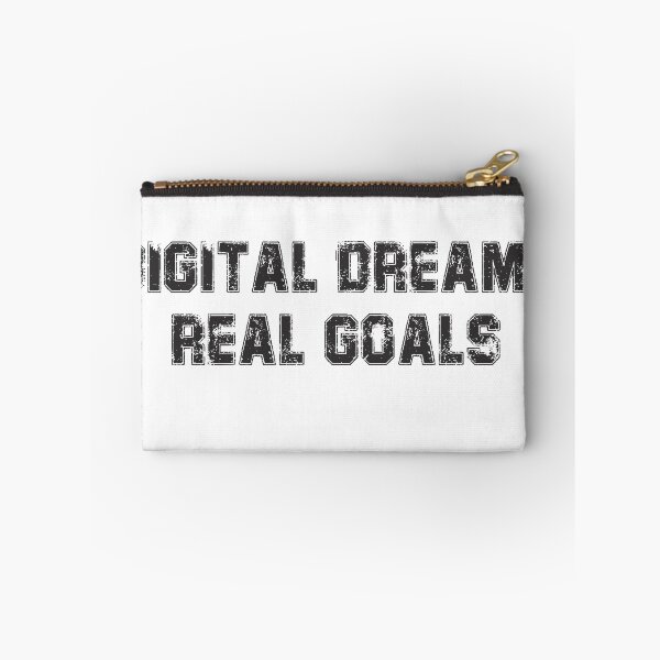 Item preview, Digital Dreams, Real Goals – Motivational Future Tech Typography Design designed and sold by StudioAyinla.