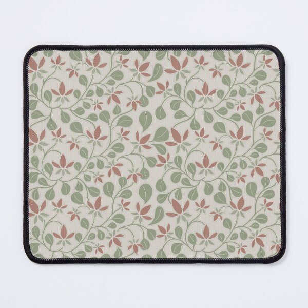 Item preview, Botanical Vine Floral Pattern Terracotta Sage Dotted Outline designed and sold by DColourMuse.