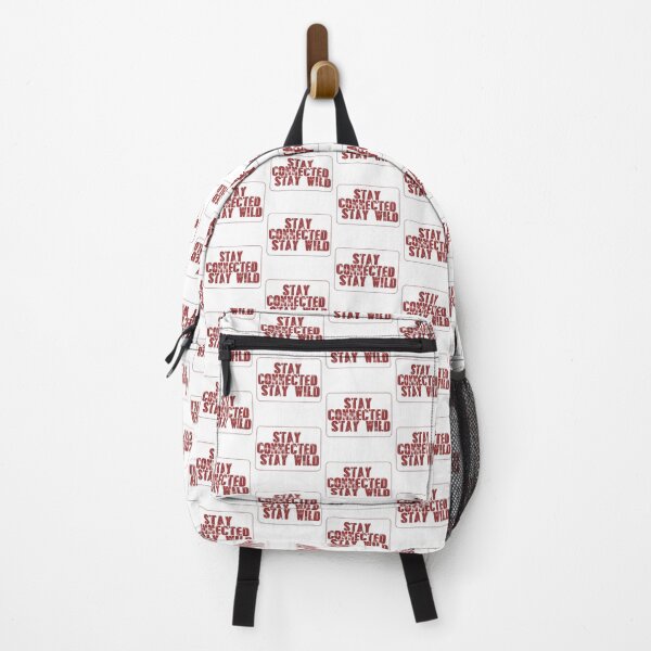 Item preview, Stay Connected, Stay Wild – Adventure & Digital Lifestyle Typography Design designed and sold by StudioAyinla.