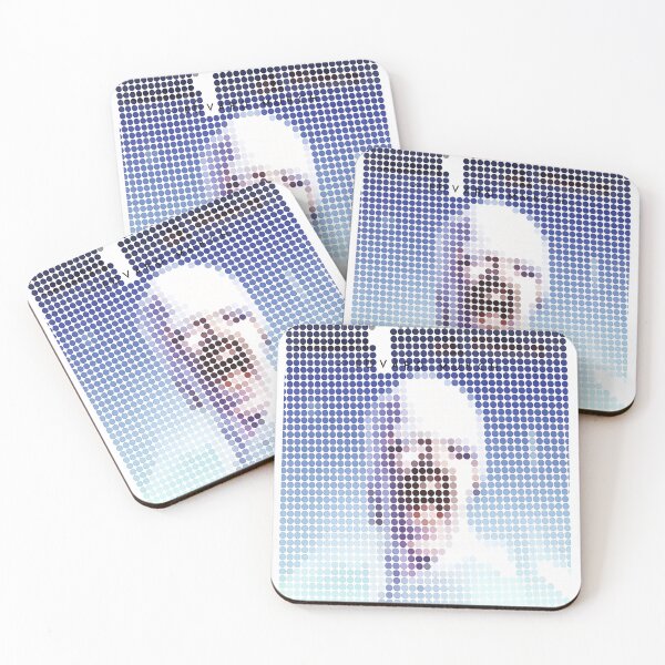 Item preview, Dot Matrix Abstract Figure Blue Apparel designed and sold by snugglee.