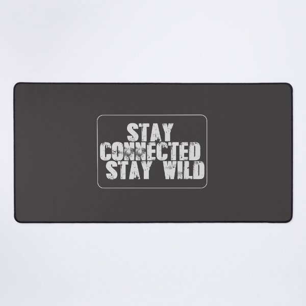 Item preview, Copy of Copy of Stay Connected, Stay Wild – Adventure & Digital Lifestyle Typography Design designed and sold by StudioAyinla.