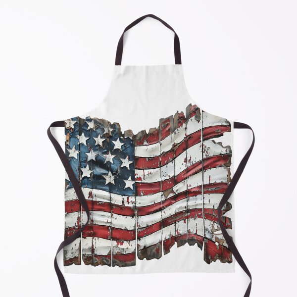 Item preview, Rustic USA Flag Distressed Wood and Metal Aesthetic designed and sold by NotasCreativa.