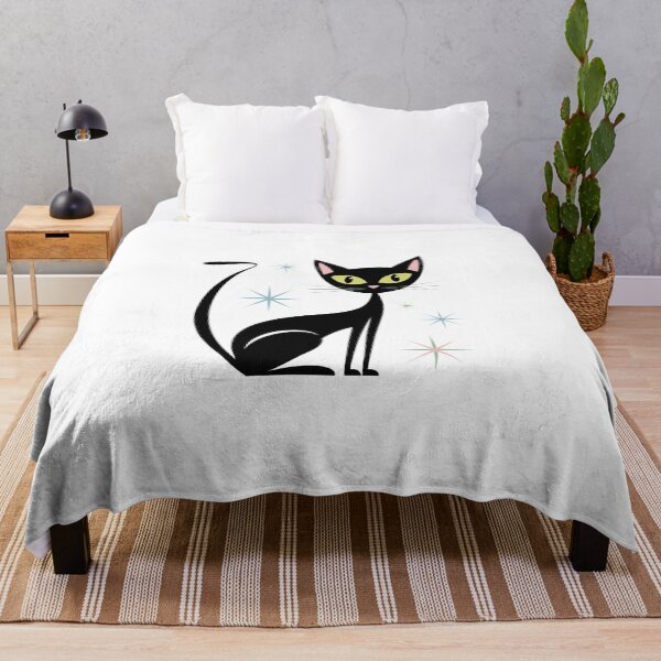 Item preview, Kitschy Cat Mid Century Modern designed and sold by sailorjessiArt.