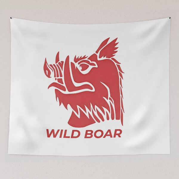 Item preview, Strong Red Hog Head Graphic Illustration designed and sold by snugglee.