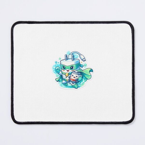 Item preview, Phone Charger Sticker Kawaii Tech Humor Aesthetic for Students & Gadget Lovers designed and sold by CutePrintCorner.