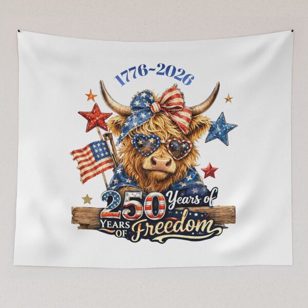 Item preview, SASSY PATRIOTIC COW designed and sold by Embers & Incense Co..
