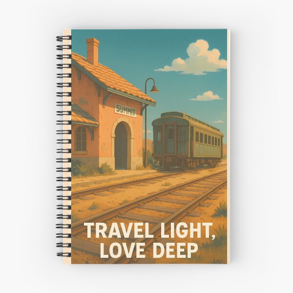 Item preview, Travel Light, Love Deep | Modern Minimal Typography Wall Art | Inspirational Affirmation Quote Print | Wanderlust Positive Message Contemporary Decor designed and sold by PaintedPixels01.