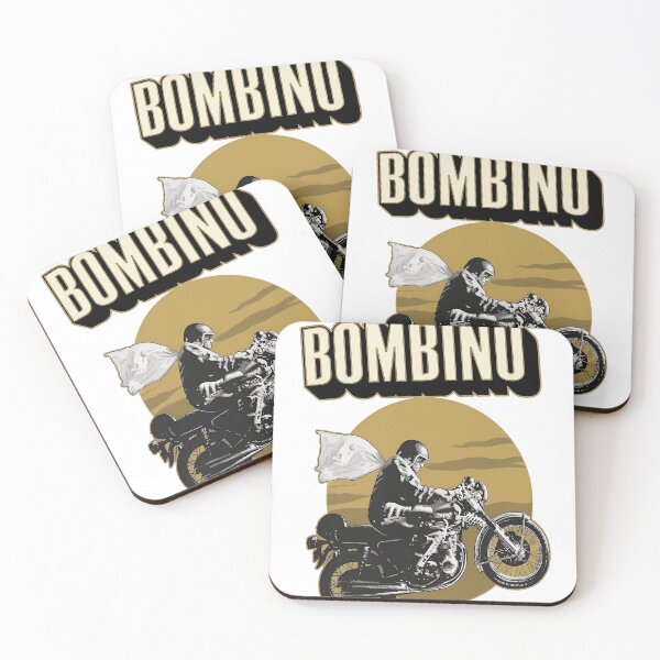 Item preview, BOMBINO Retro Rider Motorcycle Sun Graphic designed and sold by msolgray.