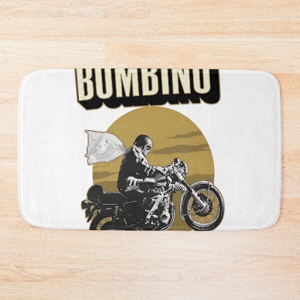 Item preview, BOMBINO Retro Rider Motorcycle Sun Graphic designed and sold by msolgray.