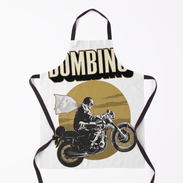 Item preview, BOMBINO Retro Rider Motorcycle Sun Graphic designed and sold by msolgray.
