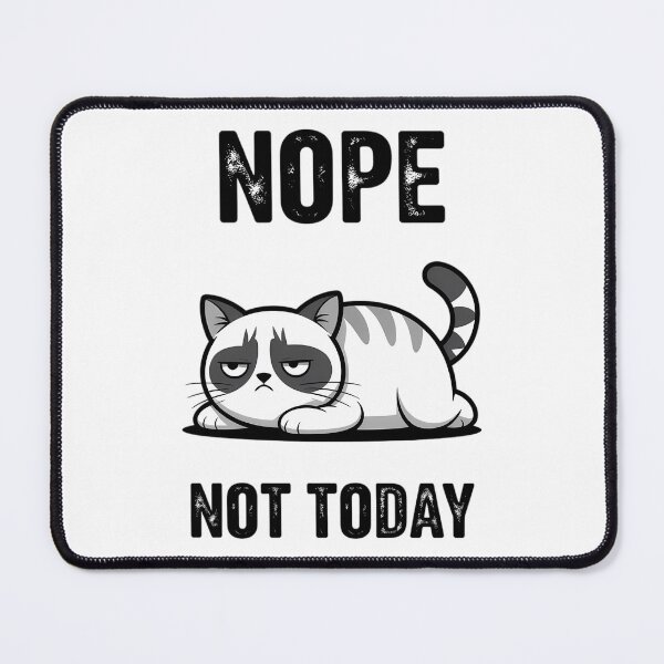 Item preview, Lazy Cat Graphic Nope Not Today designed and sold by sailorjessiArt.