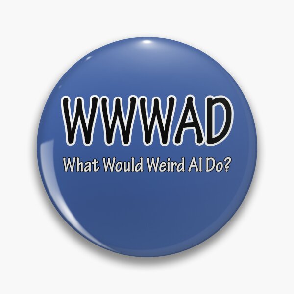 Item preview, WWWAD - What Would Weird Al Do? (Dark background) designed and sold by WayOfTheWeird.