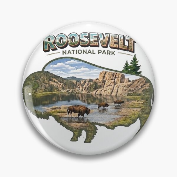Item preview, Vintage Roosevelt National Park designed and sold by devonclemon.
