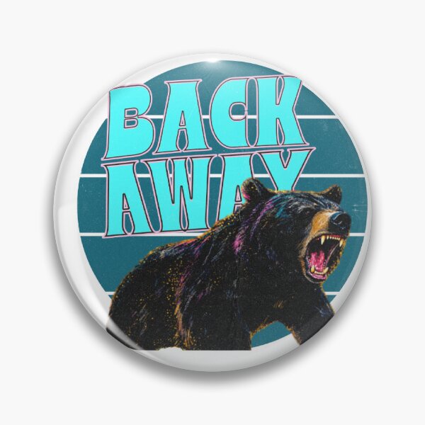 Item preview, Back Away Wild Black Bear Textured Design designed and sold by DivineHaven.