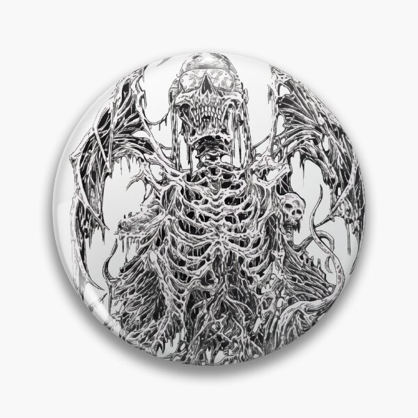 Item preview, Intense Winged Skeleton Graphic Art designed and sold by msolgray.