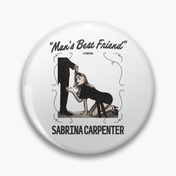 Item preview, Sabrina Carpenter Man's Best Friend Retro Poster designed and sold by Moonpaw-Whimsy.