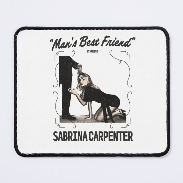 Item preview, Sabrina Carpenter Man's Best Friend Retro Poster designed and sold by Moonpaw-Whimsy.