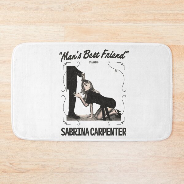 Item preview, Sabrina Carpenter Man's Best Friend Retro Poster designed and sold by Moonpaw-Whimsy.