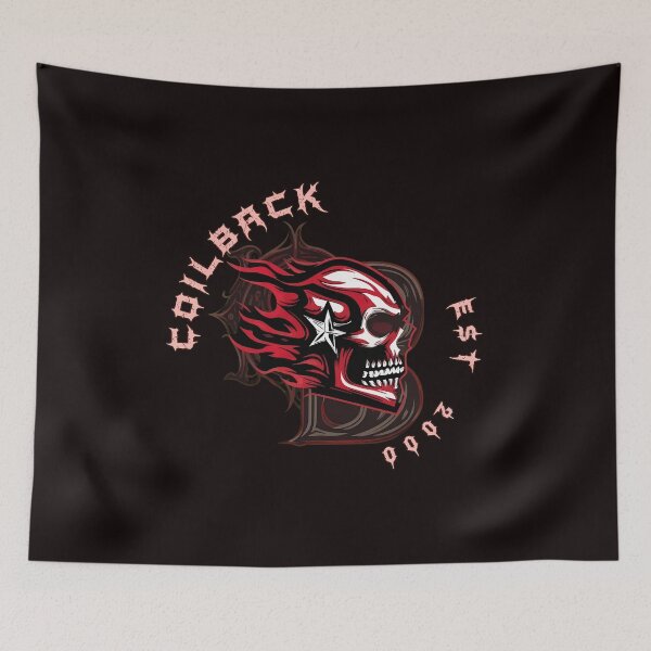 Item preview, Flames Skull Emblem designed and sold by BLACK-omerta.
