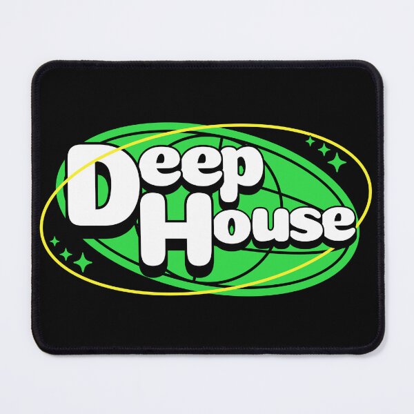 Item preview, DEEP HOUSE - Deep Globe Retro (Green) designed and sold by Discothreadz.