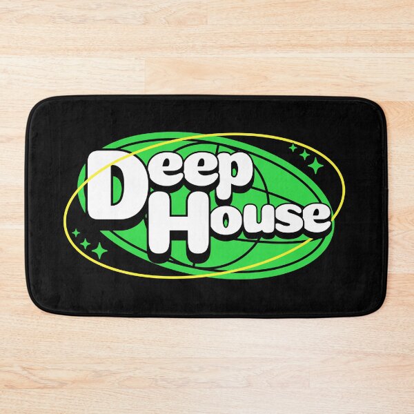 Item preview, DEEP HOUSE - Deep Globe Retro (Green)  designed and sold by Discothreadz.