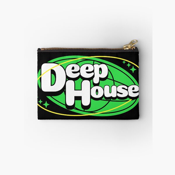 Item preview, DEEP HOUSE - Deep Globe Retro (Green)  designed and sold by Discothreadz.