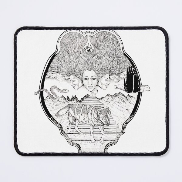 Item preview, Intricate Occult Triple Portrait Motif designed and sold by HumorInHues.