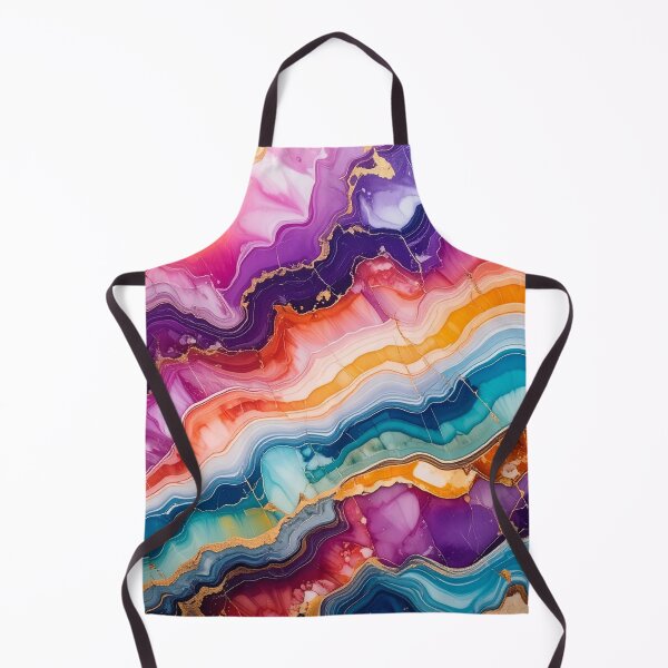 Item preview, Blue Teal Orange Purple Pink Marble designed and sold by SeaStarAlex.