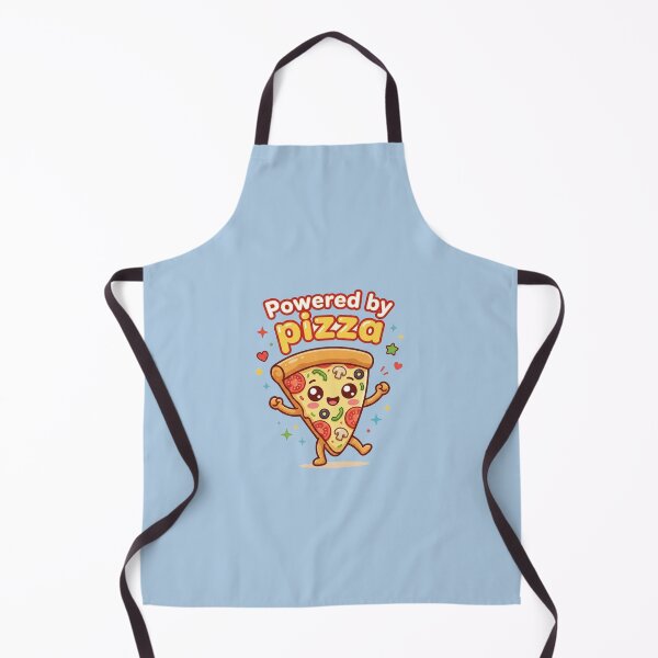 Item preview, Cute Pizza Sticker | Kawaii Food Cartoon Design | “Powered by Pizza” Funny Art designed and sold by morning sun.