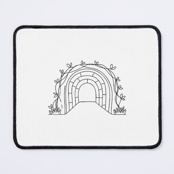 Item preview, Tunnel Overgrown with Vines and Bushes designed and sold by rasagamastore.